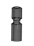 Narrow Plastic Post - svart